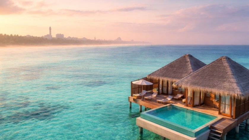 Luxury overwater villa in Maldives for tour packages