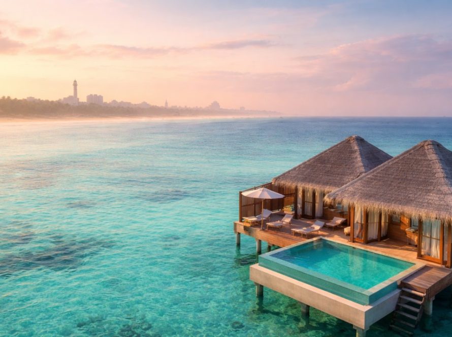 Luxury overwater villa in Maldives for tour packages