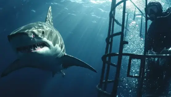 Shark Cage Diving Adventures in the Maldives